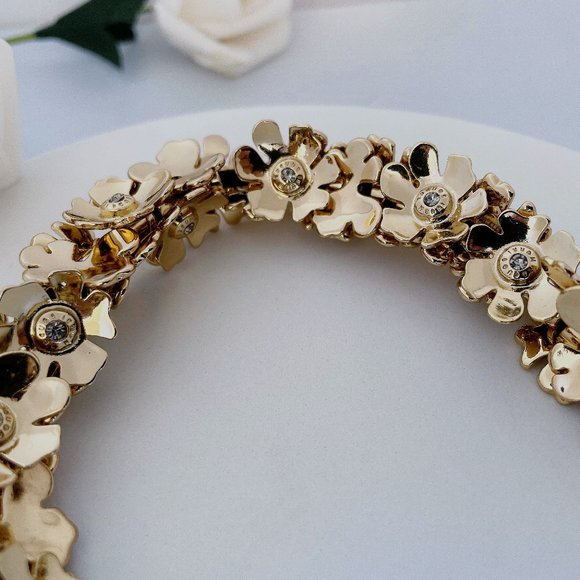 Henri Bendel Hibiscus Crystal Headband main image 6